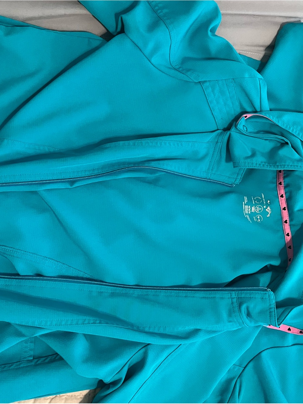 HeartSoul Teal Zip-Up Utility Jacket